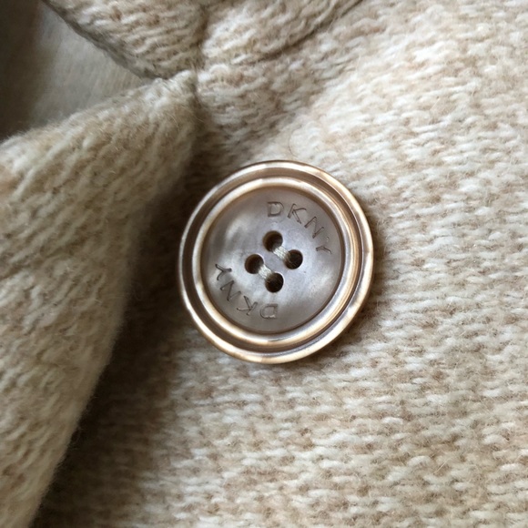 DKNY Beige/Oatmeal Coat - Picture 6 of 7
